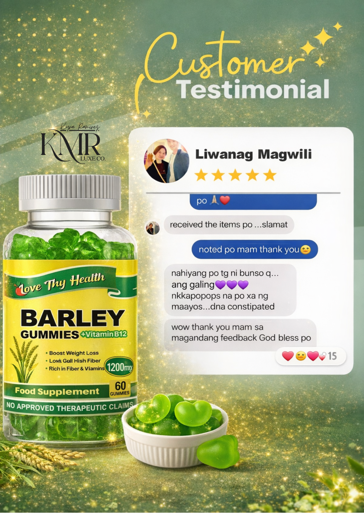 Barley testimonial