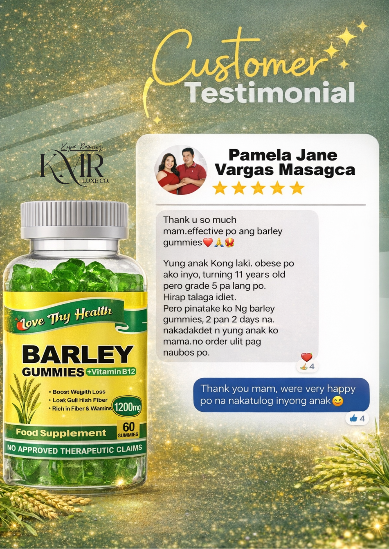 Barley testimonial